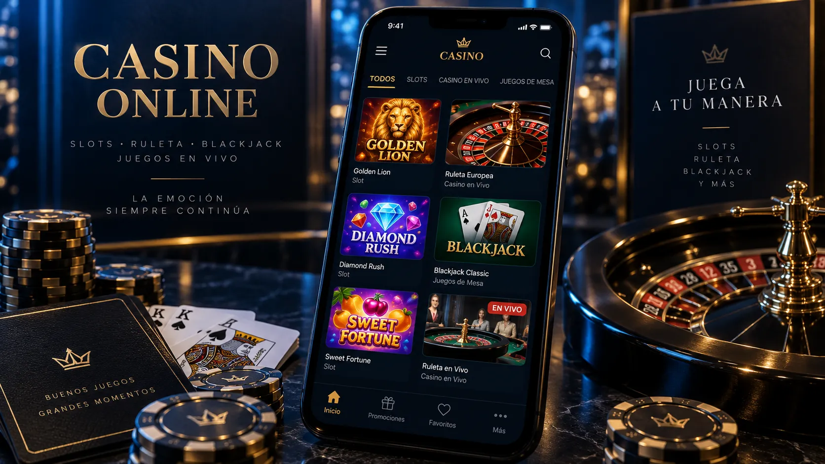 Tragamonedas y juegos de mesa dentro de un casino online