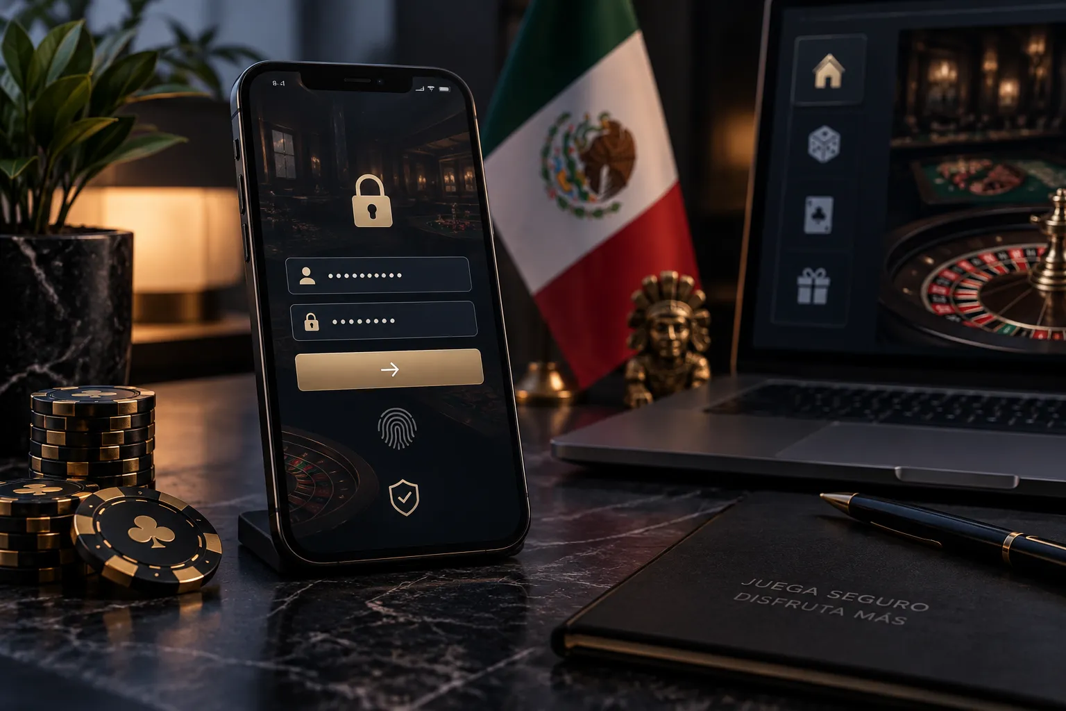 Protección de una cuenta de casino online mediante inicio de sesión seguro